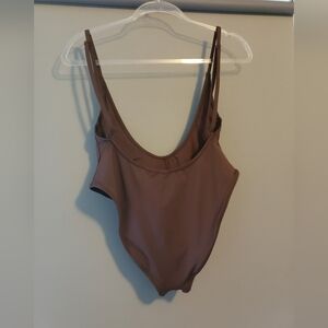 SKIMS L Swim Bottom Suspender Style Cocoa